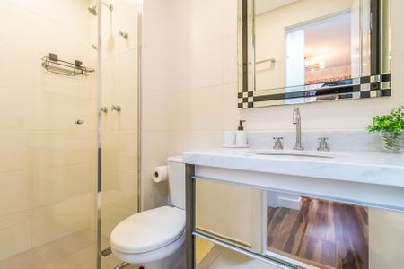 Apartamento para alugar com 66m², 1 quarto e 2 vagas Apartamento para alugar com 66m², 1 quarto e 2 vagasBanheiro Social