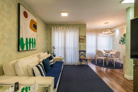 Sala de apartamento para alugar com 1 quarto, 67m² em Empresarial 18 do Forte, Barueri