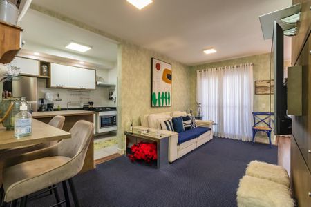 Sala de apartamento para alugar com 1 quarto, 67m² em Empresarial 18 do Forte, Barueri