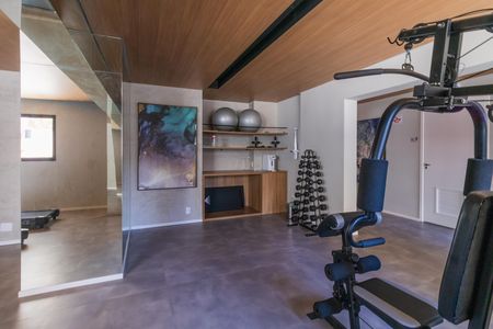 Studio para alugar com 24m², 1 quarto e sem vaga Studio para alugar com 24m², 1 quarto e sem vagaÁrea comum - Academia