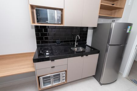 Studio para alugar com 24m², 1 quarto e sem vaga Studio para alugar com 24m², 1 quarto e sem vagaCozinha