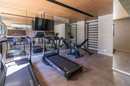 Studio para alugar com 24m², 1 quarto e sem vaga Studio para alugar com 24m², 1 quarto e sem vagaÁrea comum - Academia