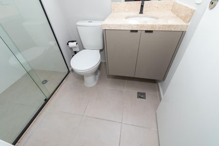 Studio para alugar com 24m², 1 quarto e sem vaga Studio para alugar com 24m², 1 quarto e sem vagaBanheiro