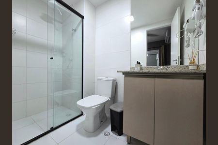 Apartamento para alugar com 27m², 1 quarto e sem vaga Apartamento para alugar com 27m², 1 quarto e sem vagaBanheiro da Suíte