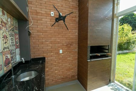 Casa de condomínio para alugar com 389m², 4 quartos e 4 vagas Casa de condomínio para alugar com 389m², 4 quartos e 4 vagasCHURRASQUEIRA
