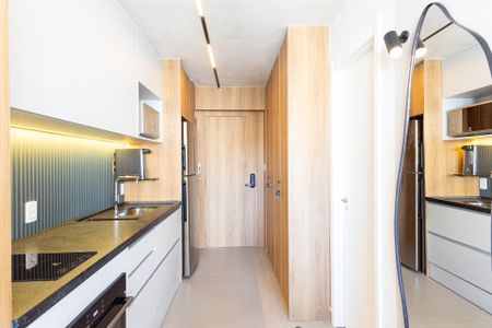 Studio para alugar com 28m², 1 quarto e sem vaga Studio para alugar com 28m², 1 quarto e sem vagaCozinha