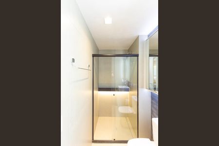 Studio para alugar com 28m², 1 quarto e sem vaga Studio para alugar com 28m², 1 quarto e sem vagaBanheiro