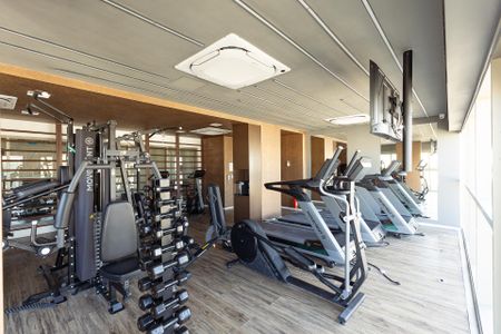 Studio para alugar com 28m², 1 quarto e sem vaga Studio para alugar com 28m², 1 quarto e sem vagaÁrea comum - Academia
