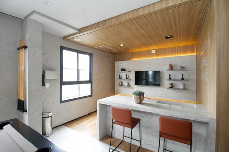 Apartamento para alugar com 27m², 1 quarto e sem vaga Apartamento para alugar com 27m², 1 quarto e sem vagaÁrea Comum - Sala de Jogos