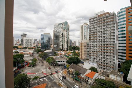Vista da Varanda de apartamento para alugar com 1 quarto, 27m² em Pinheiros, São Paulo