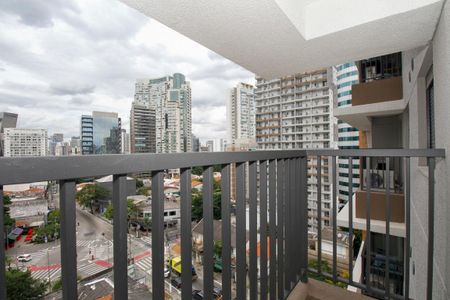 Varanda de apartamento para alugar com 1 quarto, 27m² em Pinheiros, São Paulo