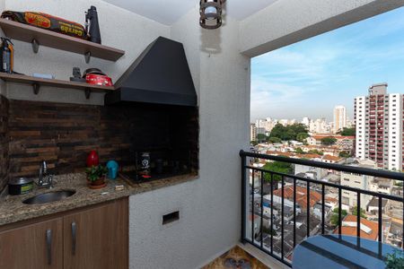 Varanda Gourmet de apartamento à venda com 2 quartos, 68m² em Barra Funda, São Paulo