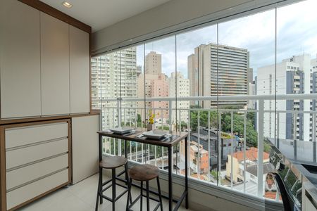 Studio para alugar com 25m², 1 quarto e sem vaga Studio para alugar com 25m², 1 quarto e sem vagaSacada