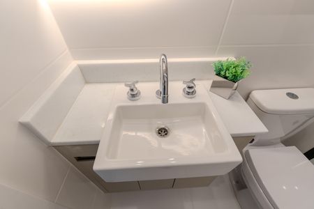 Studio para alugar com 25m², 1 quarto e sem vaga Studio para alugar com 25m², 1 quarto e sem vagaBanheiro