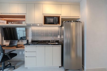 Studio para alugar com 25m², 1 quarto e sem vaga Studio para alugar com 25m², 1 quarto e sem vagaCozinha