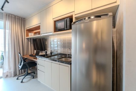 Studio para alugar com 25m², 1 quarto e sem vaga Studio para alugar com 25m², 1 quarto e sem vagaCozinha