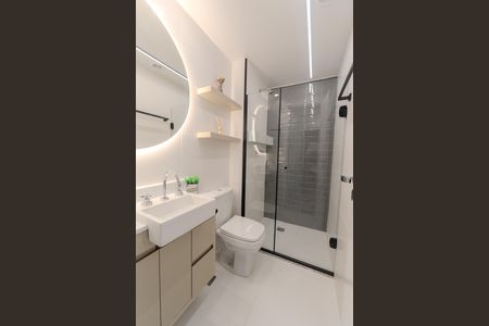 Studio para alugar com 25m², 1 quarto e sem vaga Studio para alugar com 25m², 1 quarto e sem vagaBanheiro