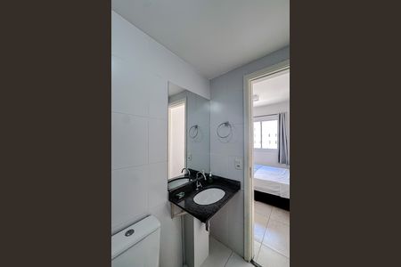 Apartamento para alugar com 32m², 1 quarto e sem vagaBanheiro da Suíte