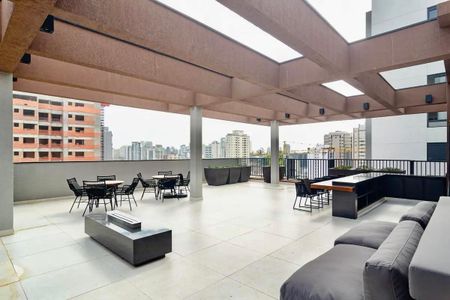 Studio para alugar com 21m², 1 quarto e sem vaga Studio para alugar com 21m², 1 quarto e sem vagaÁrea comum - Churrasqueira