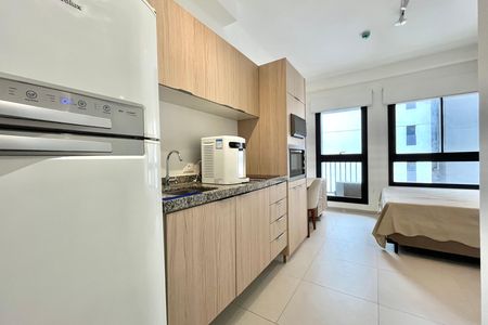 Studio para alugar com 21m², 1 quarto e sem vaga Studio para alugar com 21m², 1 quarto e sem vagaCozinha