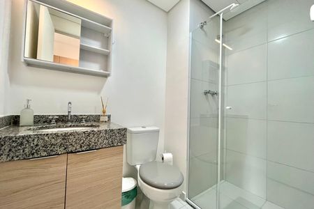 Studio para alugar com 21m², 1 quarto e sem vaga Studio para alugar com 21m², 1 quarto e sem vagaBanheiro