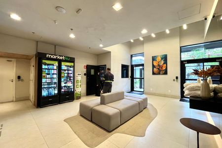 Studio para alugar com 21m², 1 quarto e sem vaga Studio para alugar com 21m², 1 quarto e sem vagaHall social