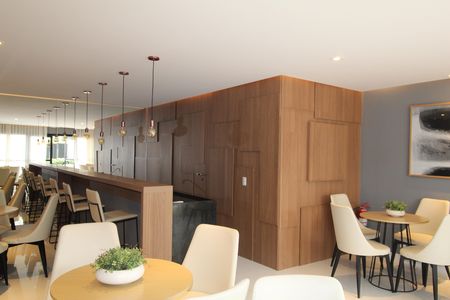 Apartamento à venda com 34m², 1 quarto e 1 vagaÁrea comum - Salão de festas