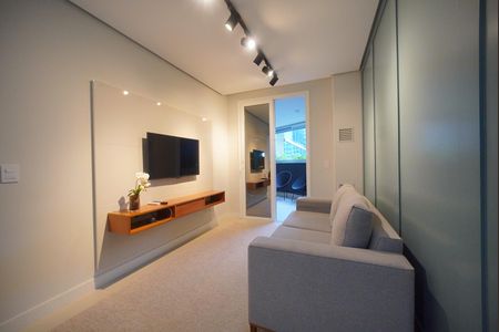 Sala de apartamento para alugar com 1 quarto, 61m² em Centro, Florianópolis