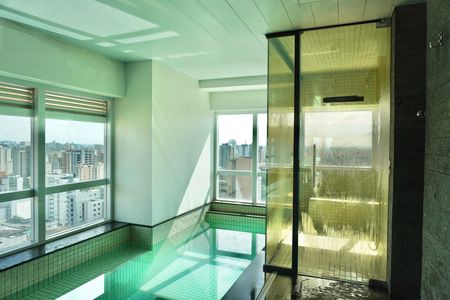 Studio para alugar com 42m², 1 quarto e 1 vaga Studio para alugar com 42m², 1 quarto e 1 vagaÁrea comum - Sauna
