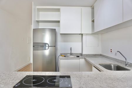 Cozinha de kitnet/studio para alugar com 1 quarto, 42m² em Funcionários, Belo Horizonte