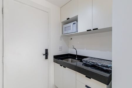 Studio - Cozinha de kitnet/studio para alugar com 1 quarto, 29m² em Vila Mariana, São Paulo