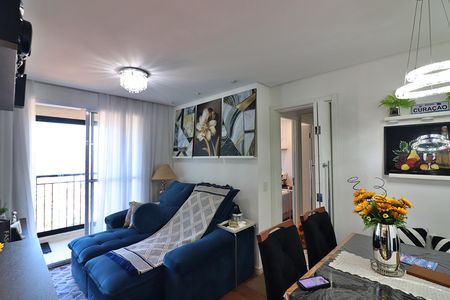 Sala  de apartamento à venda com 1 quarto, 42m² em Jardim Olavo Bilac, São Bernardo do Campo