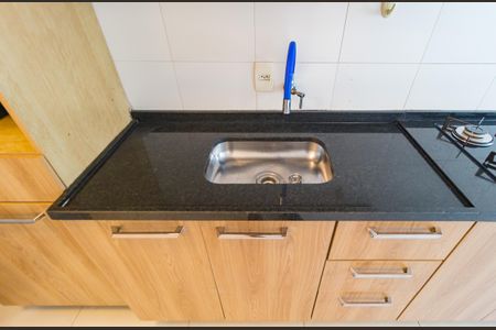Apartamento para alugar com 55m², 1 quarto e 2 vagas Apartamento para alugar com 55m², 1 quarto e 2 vagasDetalhe - Cozinha