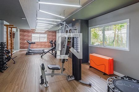 Apartamento para alugar com 30m², 1 quarto e 1 vaga Apartamento para alugar com 30m², 1 quarto e 1 vagaÁrea comum - Academia