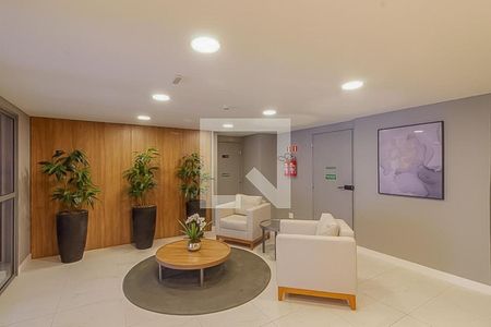 Apartamento para alugar com 30m², 1 quarto e 1 vaga Apartamento para alugar com 30m², 1 quarto e 1 vagaÁrea comum - Hall Social