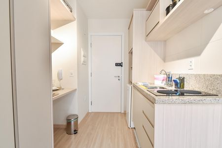 Studio à venda com 27m², 1 quarto e sem vaga Studio à venda com 27m², 1 quarto e sem vagaCozinha