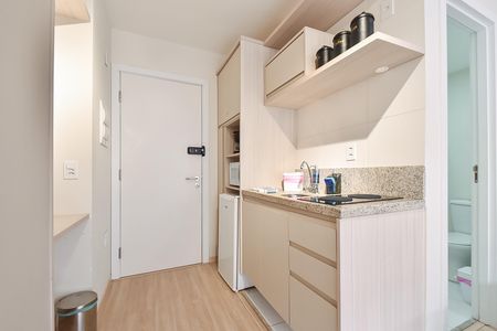 Studio à venda com 27m², 1 quarto e sem vaga Studio à venda com 27m², 1 quarto e sem vagaCozinha