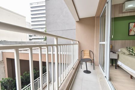 Varanda de kitnet/studio à venda com 1 quarto, 27m² em Liberdade, São Paulo
