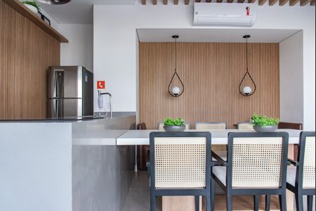 Studio à venda com 27m², 1 quarto e sem vaga Studio à venda com 27m², 1 quarto e sem vagaEspaço gourmet