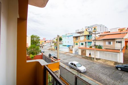 Varanda da sala de apartamento à venda com 2 quartos, 50m² em Vila Pires, Santo André