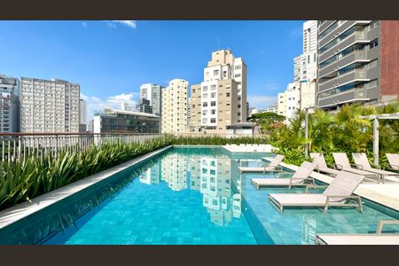Apartamento para alugar com 37m², 1 quarto e 1 vaga Apartamento para alugar com 37m², 1 quarto e 1 vagaPiscina