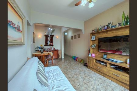 Sala de apartamento à venda com 3 quartos, 72m² em Rio Comprido, Rio de Janeiro