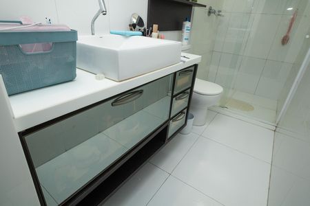 Casa de condomínio à venda com 66m², 2 quartos e 2 vagas Casa de condomínio à venda com 66m², 2 quartos e 2 vagasBanheiro da Suíte 1