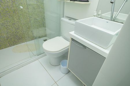 Casa de condomínio à venda com 66m², 2 quartos e 2 vagas Casa de condomínio à venda com 66m², 2 quartos e 2 vagasBanheiro da Suíte 2