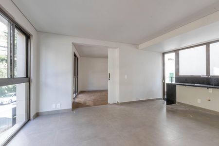 Sala de apartamento à venda com 1 quarto, 80m² em Anchieta, Belo Horizonte