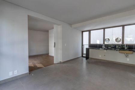 Sala de apartamento à venda com 1 quarto, 80m² em Anchieta, Belo Horizonte