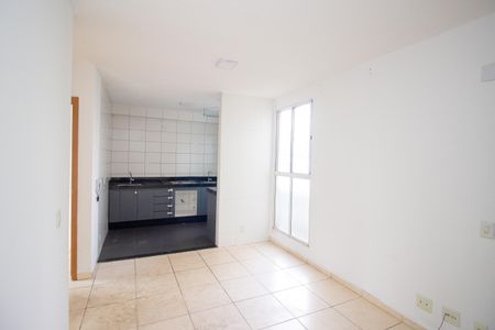 Sala de apartamento para alugar com 2 quartos, 48m² em Chacaras Reunidas Santa Terezinha, Contagem