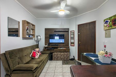 Sala de apartamento para alugar com 1 quarto, 40m² em Solemar, Praia Grande