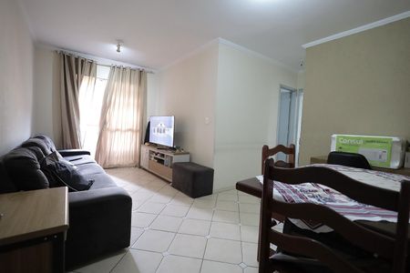 Sala de apartamento à venda com 2 quartos, 57m² em Jardim do Estádio, Santo André