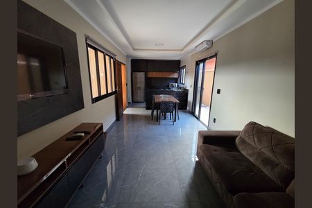 Sala de casa para alugar com 3 quartos, 116m² em Guilhermina, Praia Grande